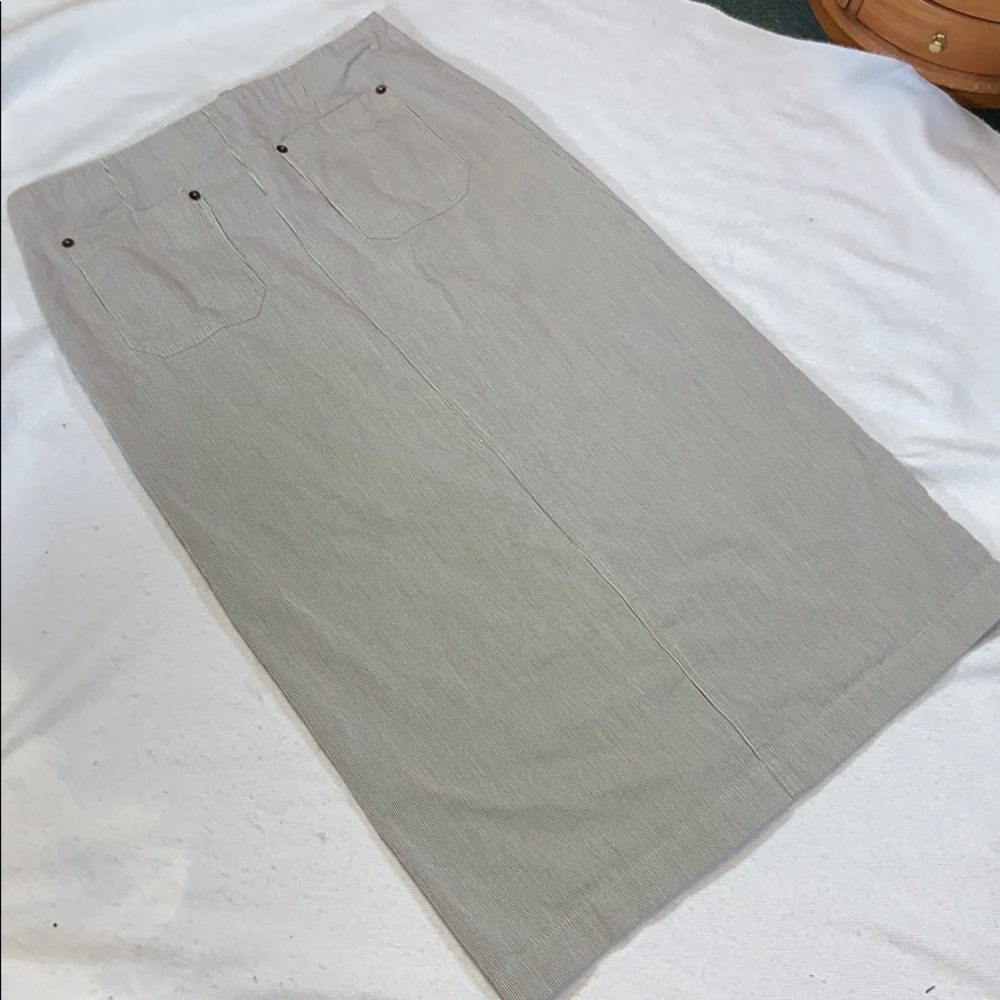 Kors Michael Kors straight long skirt cotton 4 - Picture 7 of 12